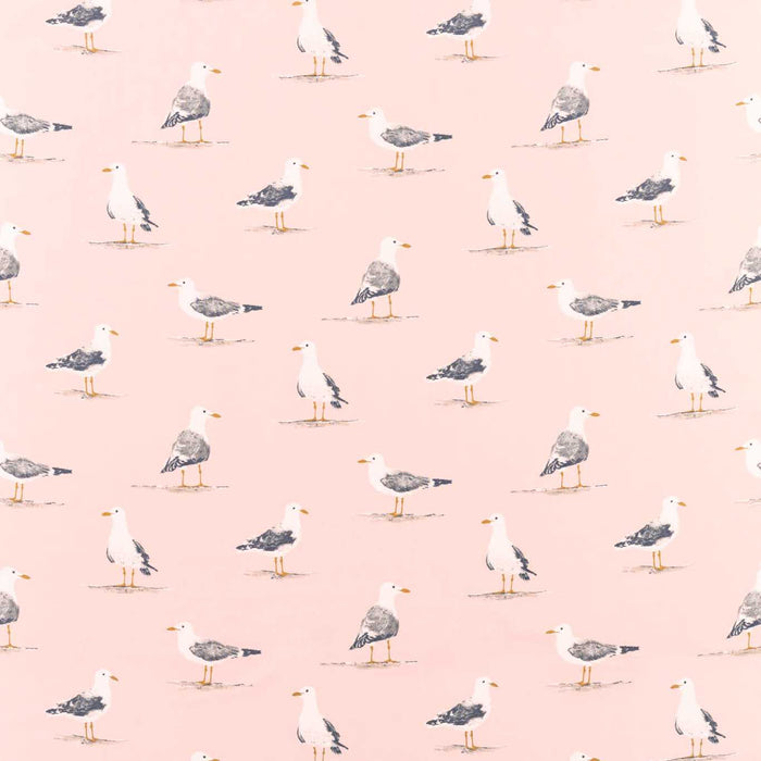 Sanderson Shore Birds Blush Fabric Sample DCOA226495