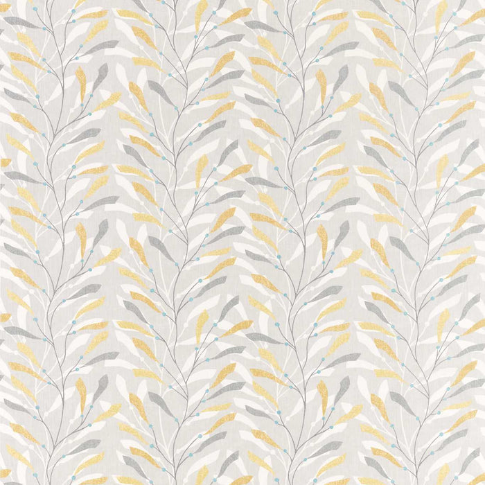 Sanderson Sea Kelp Ochre/Slate Fabric Sample DCOA226500
