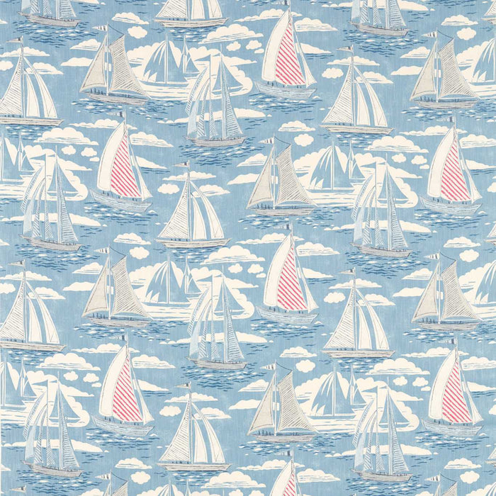 Sanderson Sailor Nautical Fabric Sample DCOA226503