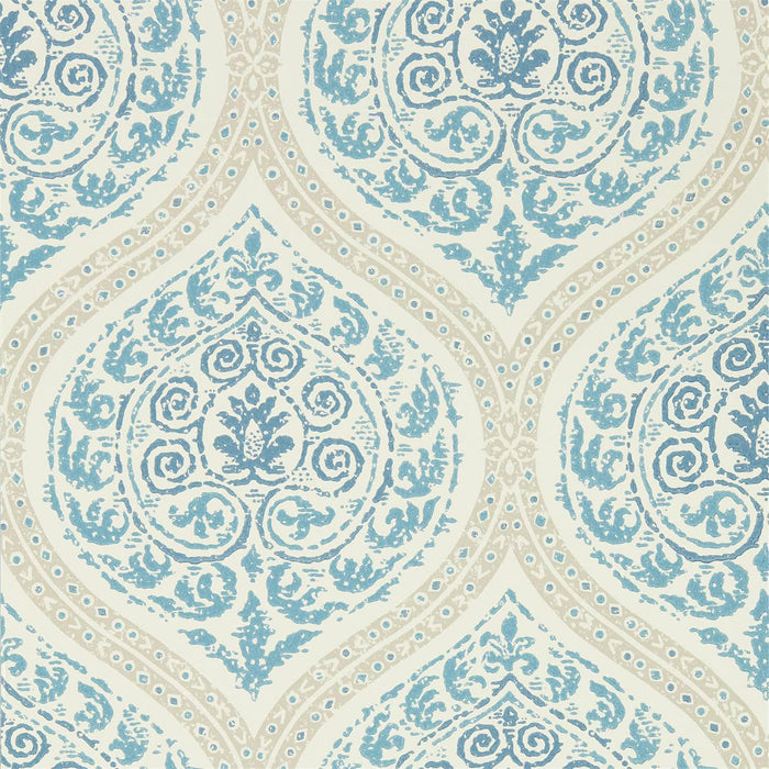Sanderson Madurai Indigo Wallpaper Sample DCPW216754