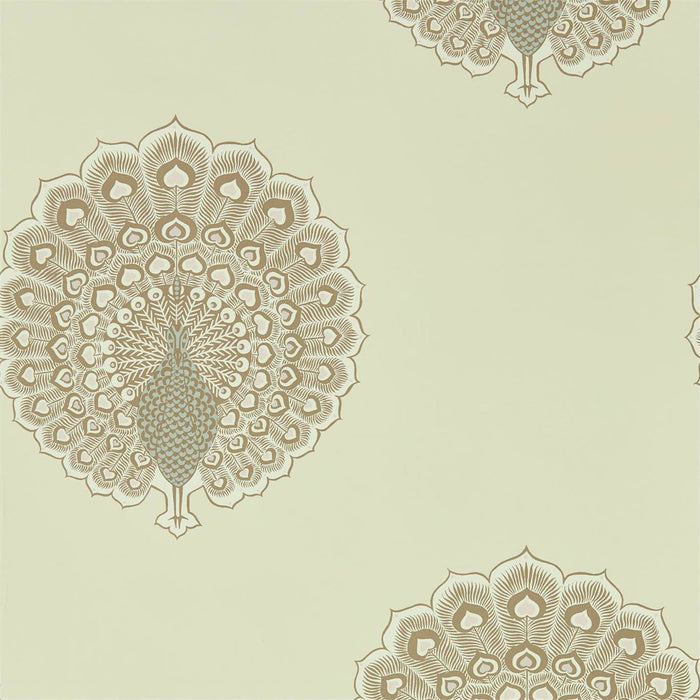 Sanderson Kalapi Parchment Wallpaper Sample DCPW216758