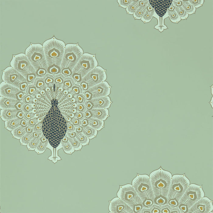 Sanderson Kalapi Sea glass Wallpaper Sample DCPW216759