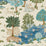 Sanderson Pamir Garden Cream/Nettle Wallpaper Sample DCPW216766