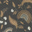 Sanderson Hakimi Ebony Wallpaper Sample DCPW216769
