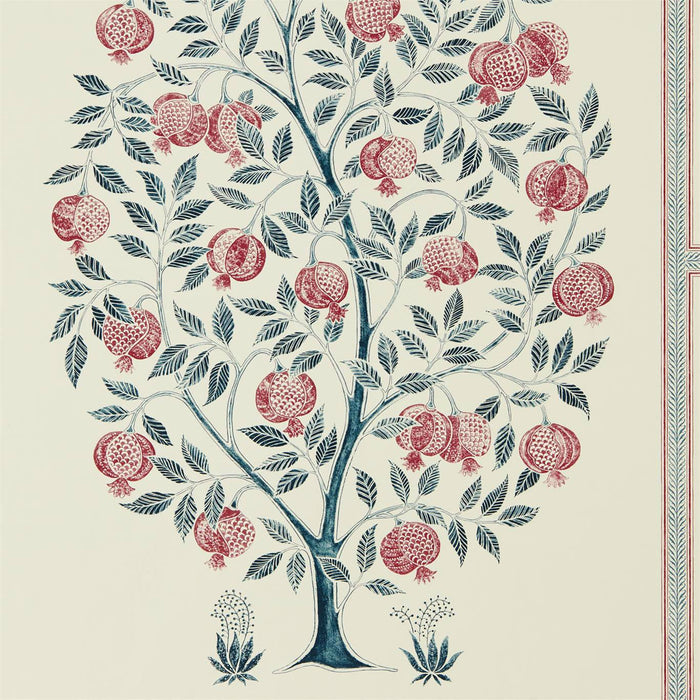 Sanderson Anaar Tree Annato/Blueberry Wallpaper Sample DCPW216790