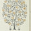 Sanderson Anaar Tree Charcoal/Gold Wallpaper Sample DCPW216791