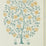 Sanderson Anaar Tree English Grey/Woad Wallpaper Sample DCPW216792