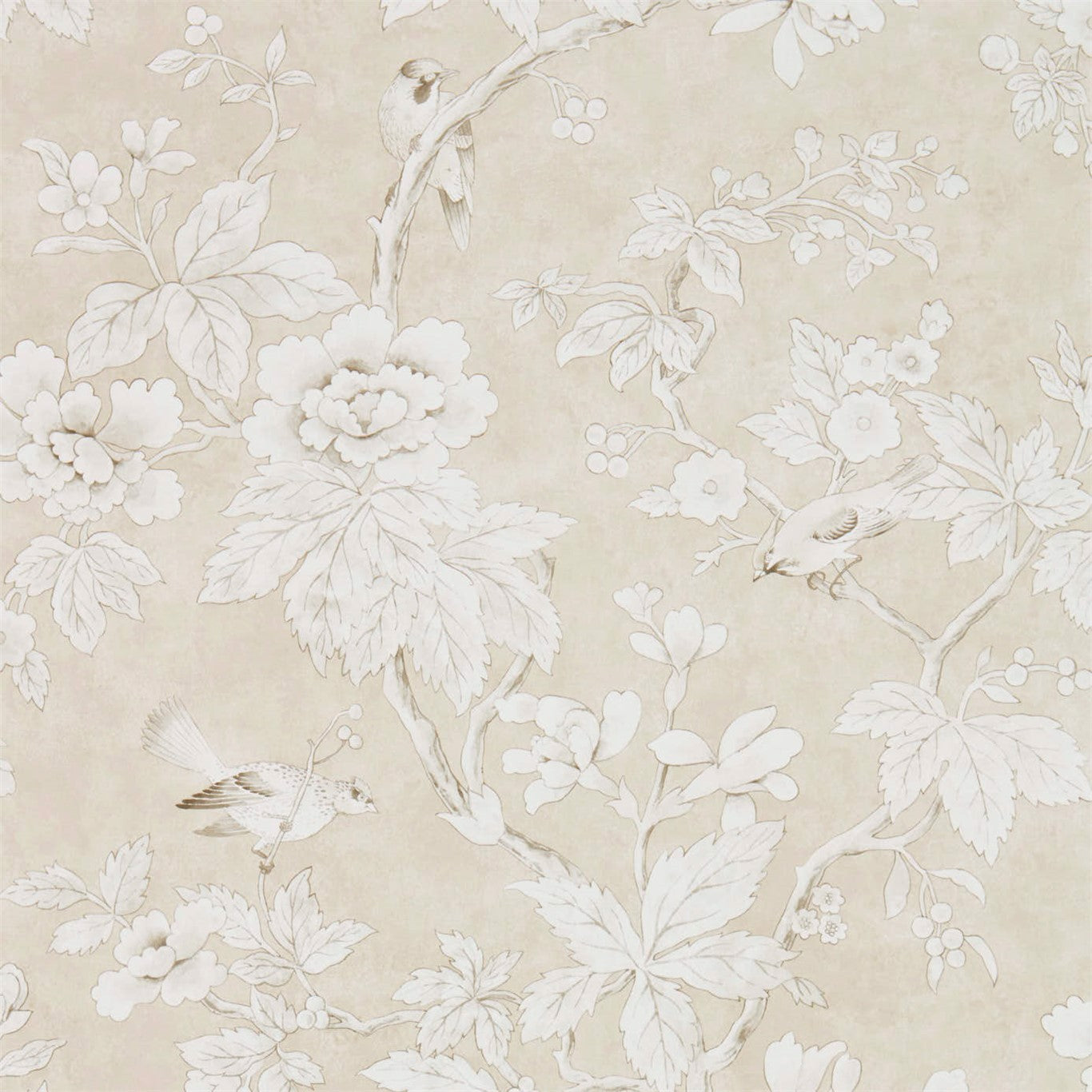 Sanderson Chiswick Grove Linen 216386 Wallpaper Sample DDAM216386