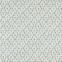 Sanderson Mickey & Minnie Bonbon Blue Fabric DDIF227144