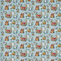 Sanderson Alice in Wonderland Puddle Blue Fabric DDIF227167