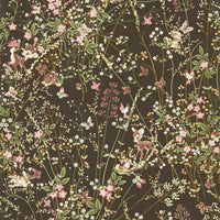 Sanderson Bambi Chocolate Wallpaper DDIW217277
