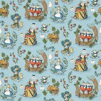 Sanderson Alice in Wonderland Puddle blue Wallpaper DDIW217286