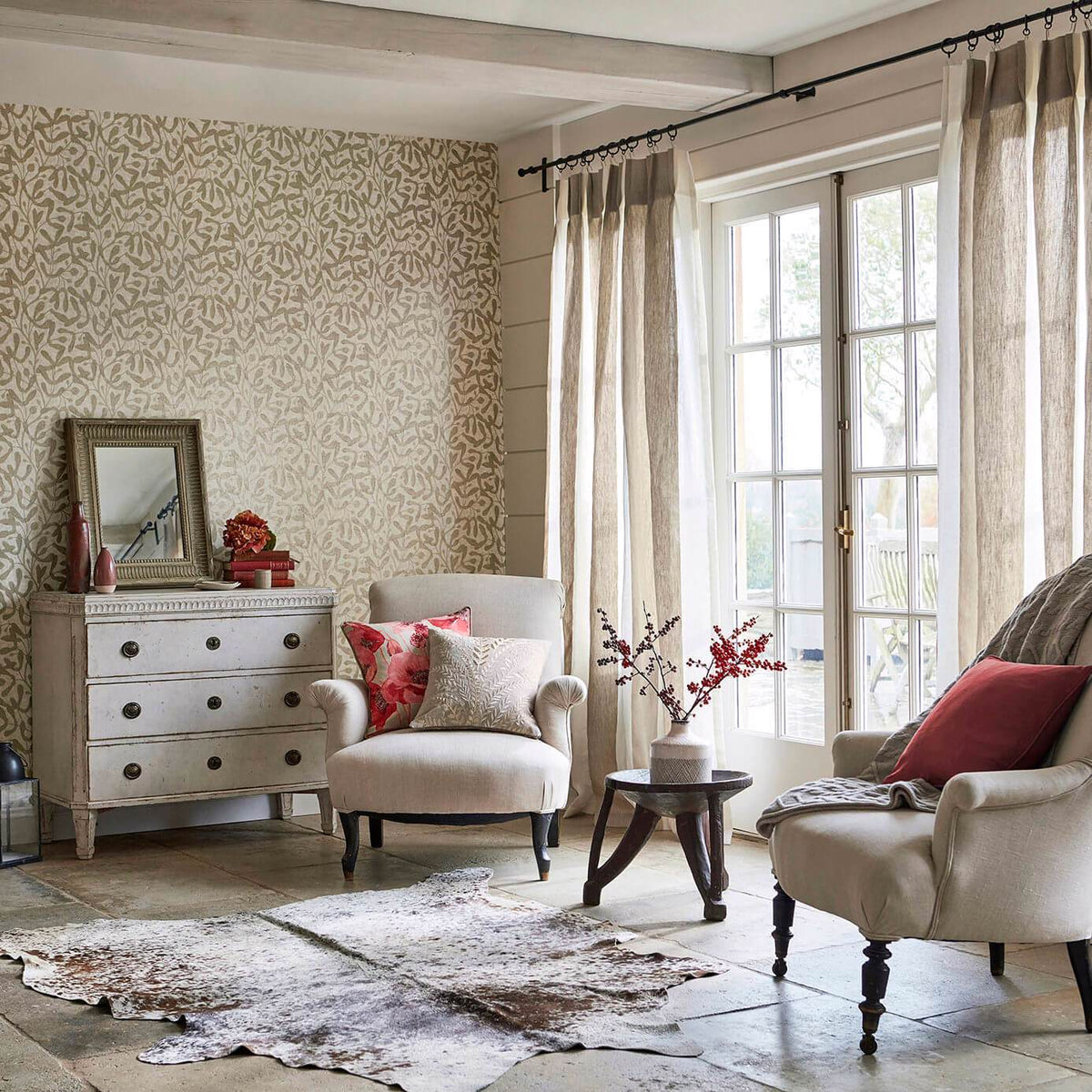 Sanderson Sycamore Trail Silver DEBB216500 Sample | 40% Off (Samples)