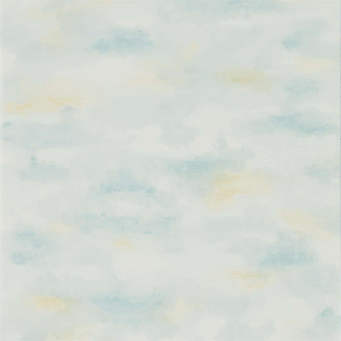 Sanderson Bamburgh Sky Estuary Blue Wallpaper Sample DEBB216515
