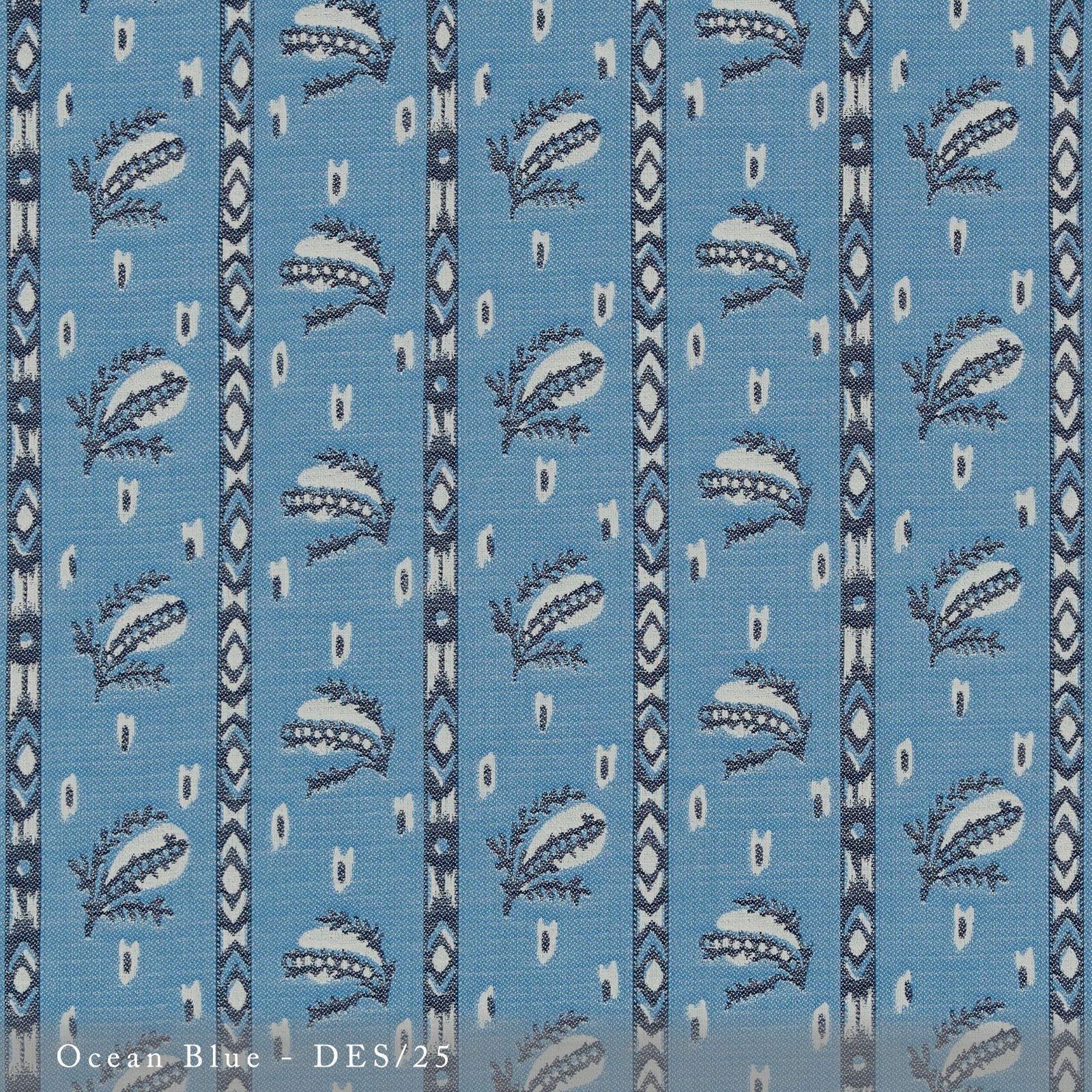 Lisa Fine Desiree - Performance Ocean Blue Fabric Sample DES/25