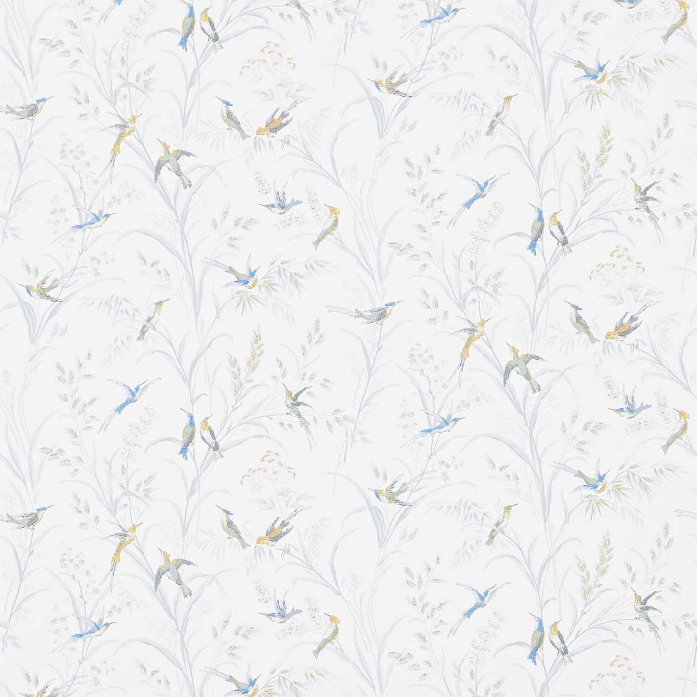 Sanderson Tuileries Silver/Multi Wallpaper Sample DFAB214083