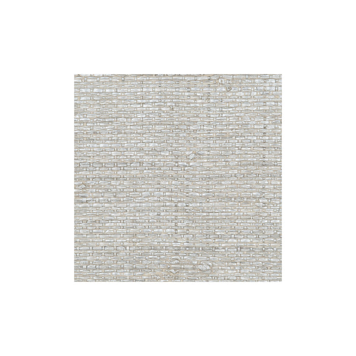 Donghia Opaline Walls Silver Wallpaper Sample DG-20046.009.0