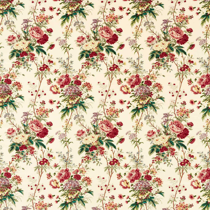 Sanderson Lakeland Paradis Carmine/Geolu Fabric Sample DGDF227176