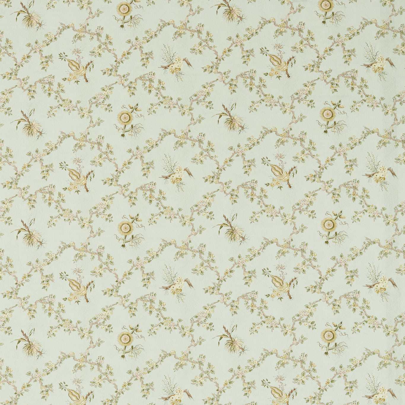 Sanderson Trelliage Aphrodite/Blush Fabric Sample DGDF227178