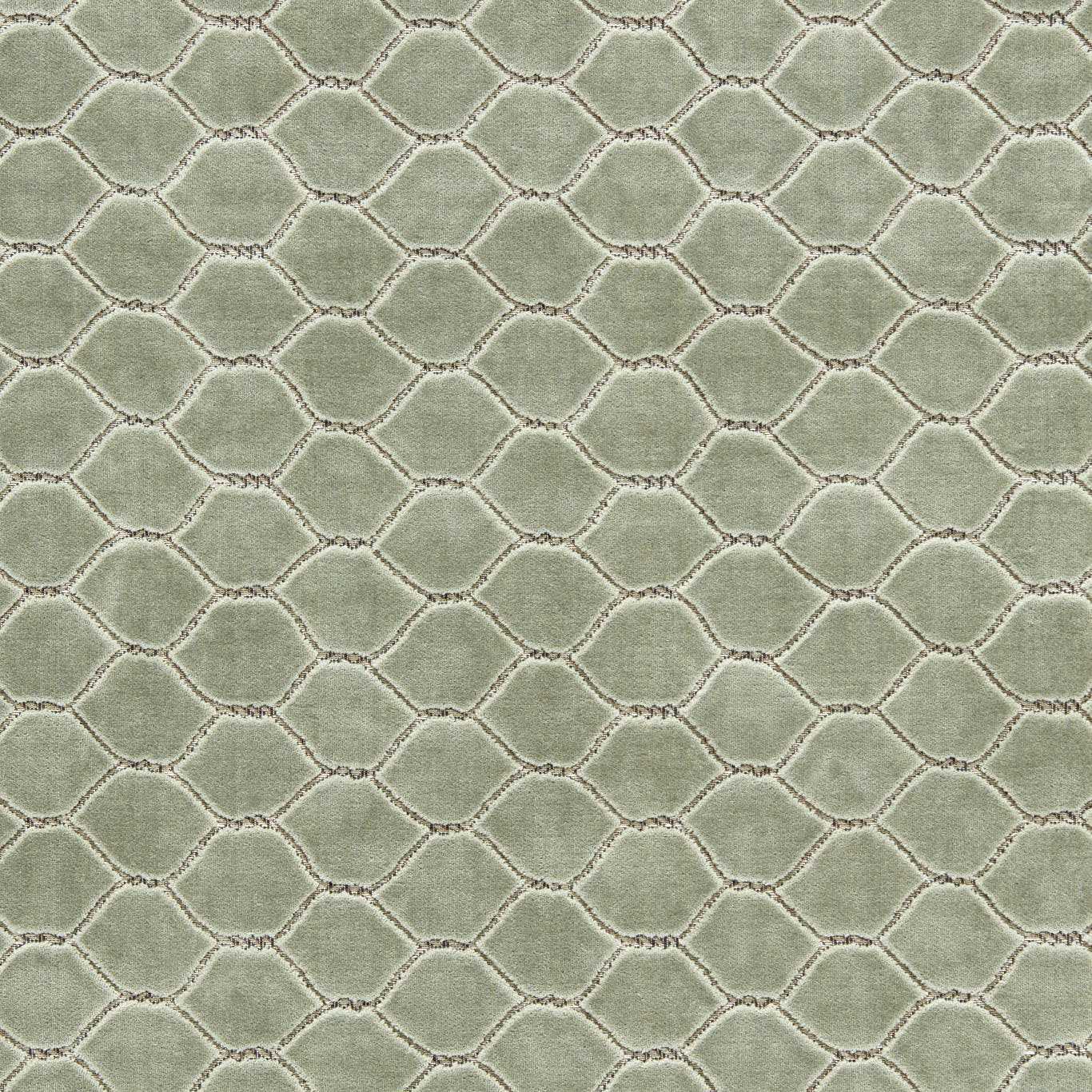 Sanderson Faraday Velvet Smog Blue Fabric Sample DGDV237410