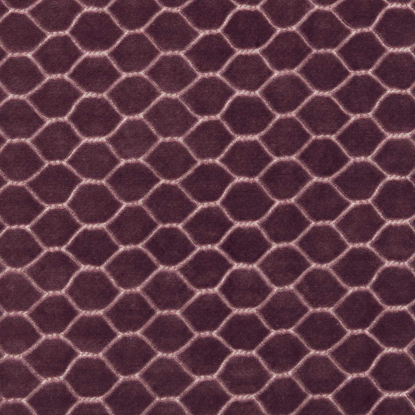 Sanderson Faraday Velvet Plum Fabric Sample DGDV237417