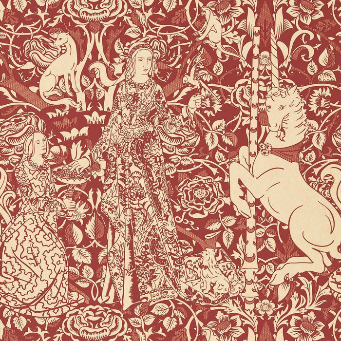 Sanderson Aurelia`s Grail Madder/Parchment Wallpaper DGDW217298