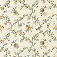 Sanderson Trelliage Chamomile/Chalk Wallpaper DGDW217319