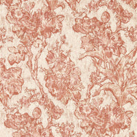 Sanderson Fringed Tulip Toile Putty Wallpaper DGDW217324