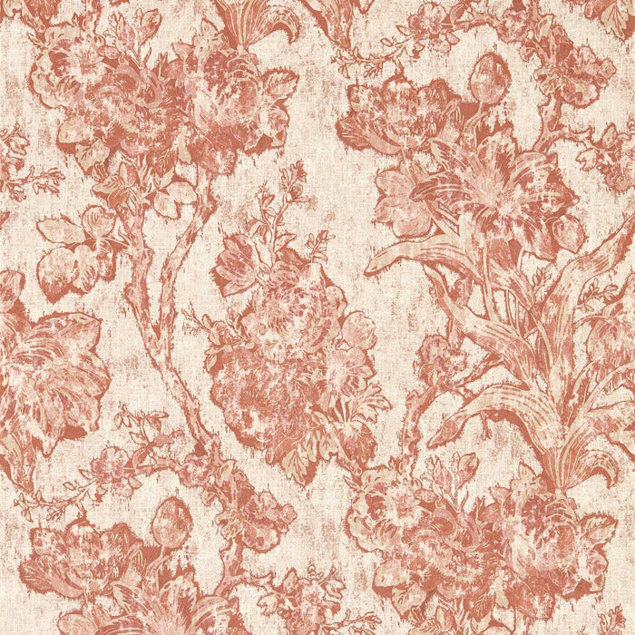Sanderson Fringed Tulip Toile Putty Wallpaper DGDW217324