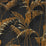 Sanderson Palm House Charcoal/Gold Wallpaper Sample DGLW216641