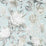 Sanderson King Protea Aqua/Linen Wallpaper Sample DGLW216645