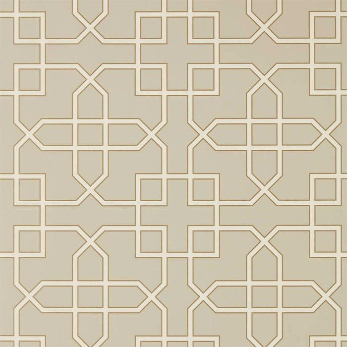 Sanderson Hampton Trellis Linen Wallpaper Sample DGLW216659