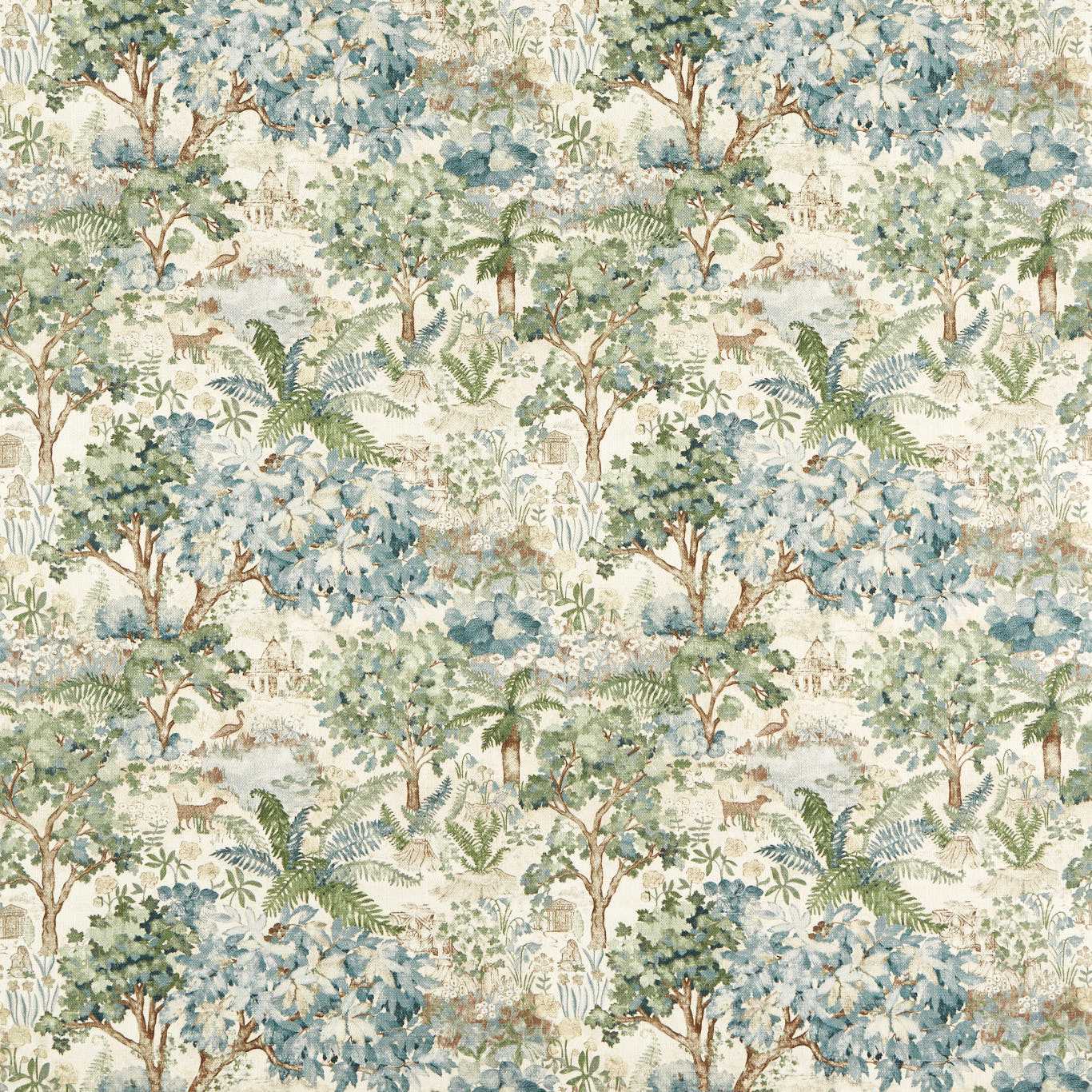 Sanderson The Stumpery Fern Fabric Sample DHIF227324