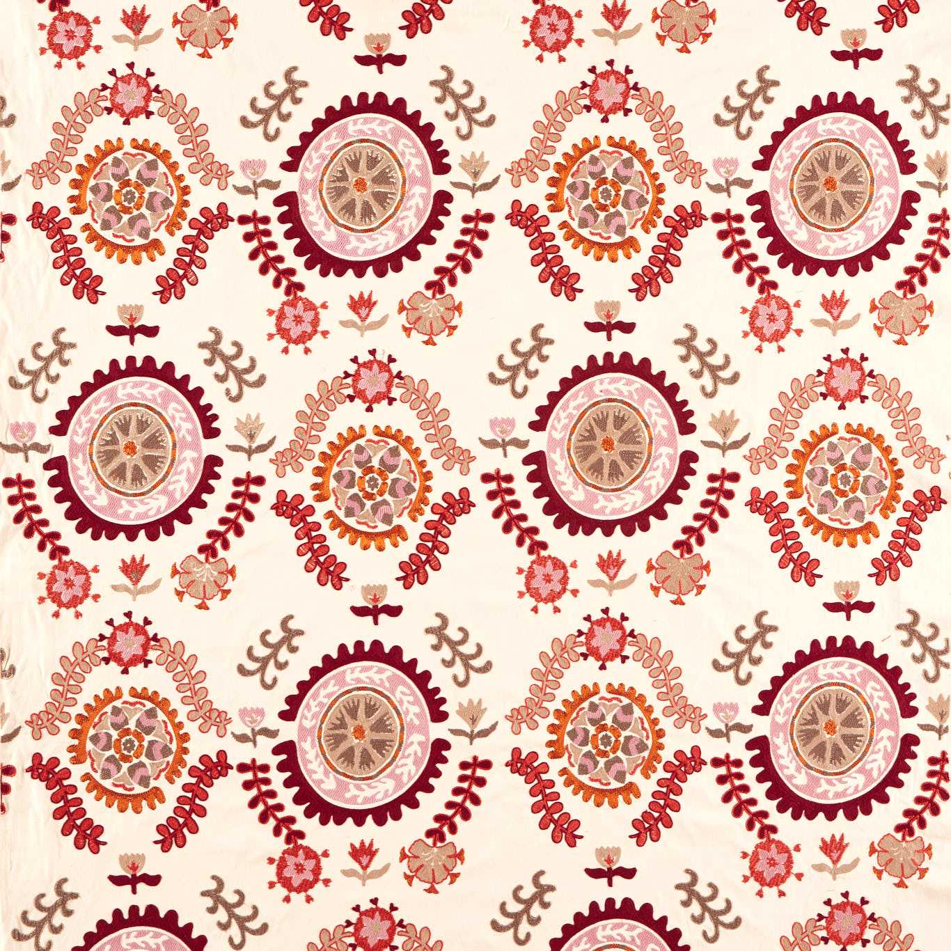 Sanderson Annabel`S Suzani Mulberry Fabric Sample DHIF237610