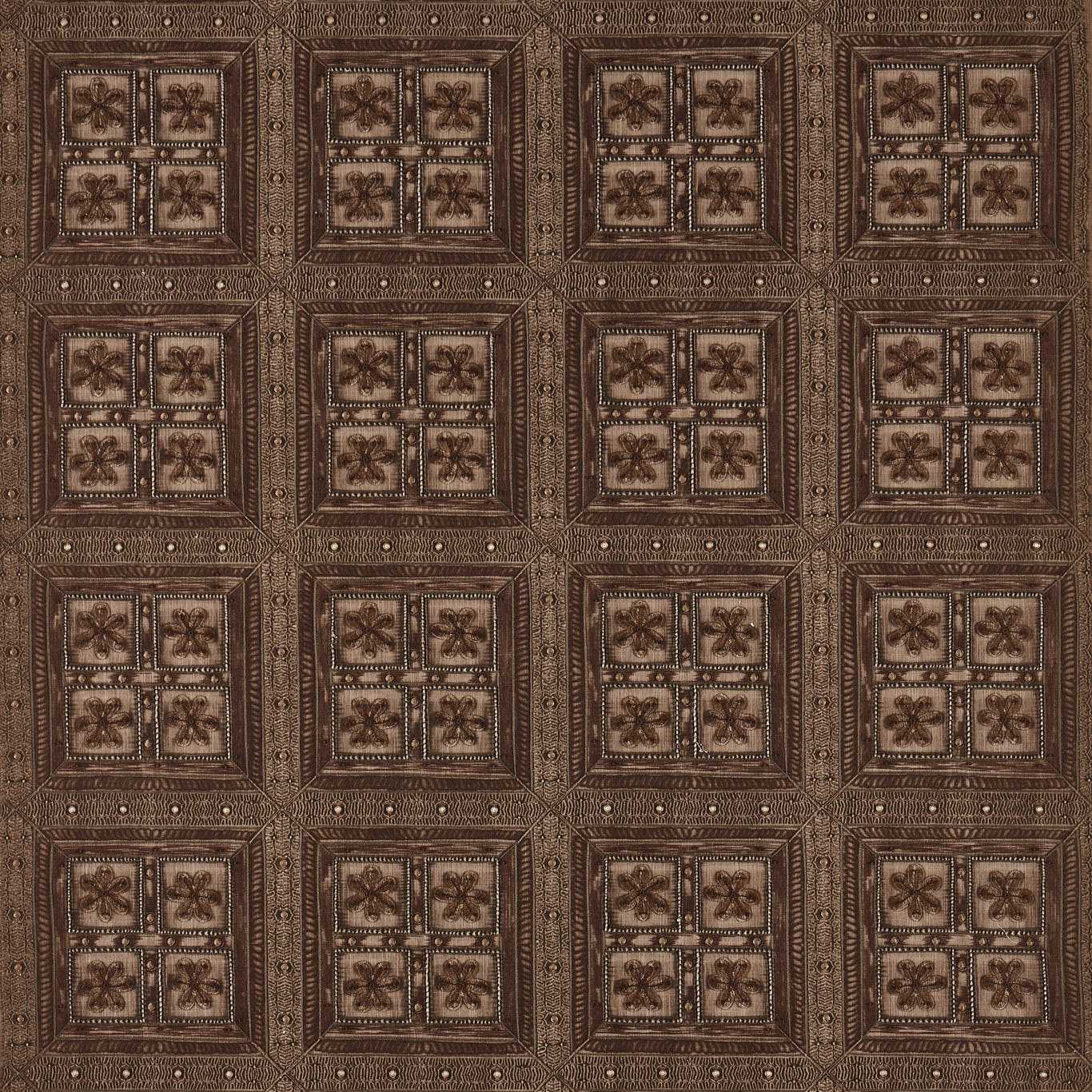 Sanderson Shand Gate Indian Oak Fabric Sample DHIF237615