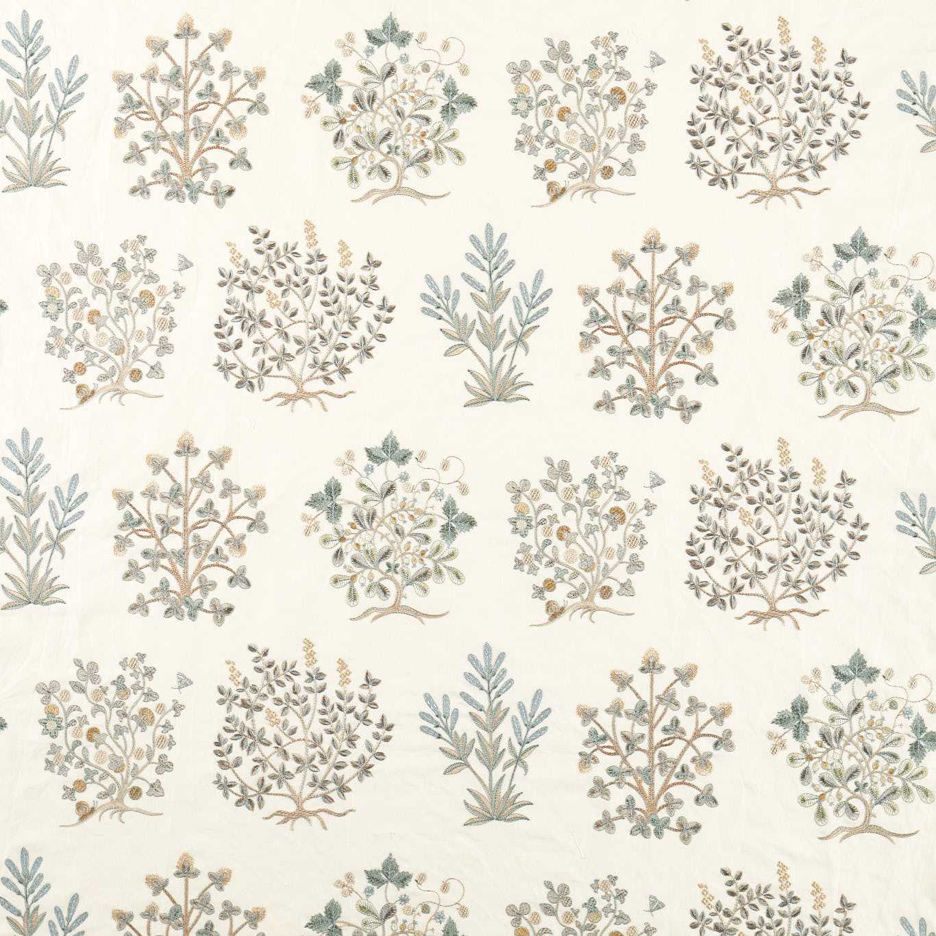 Sanderson Thyme Walk Mineral/Parchment Fabric Sample DHIF237616
