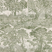 Sanderson Highgrove Toile Yew Green Wallpaper DHIP217479