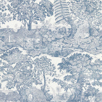 Sanderson Highgrove Toile Tetbury Blue Wallpaper DHIP217480