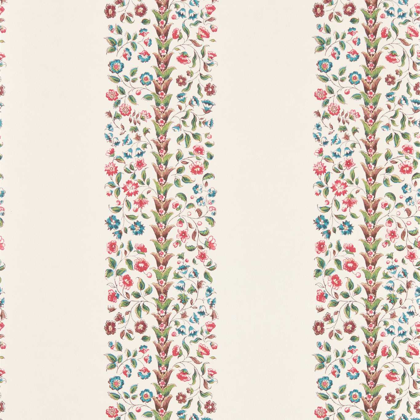 Sanderson Pergola Stripe Rose Chintz Wallpaper Sample DHIP217485