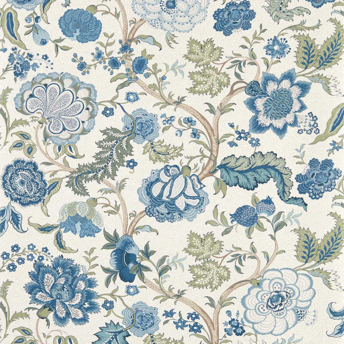 Sanderson Salisbury Tetbury Blue Wallpaper DHIP217487