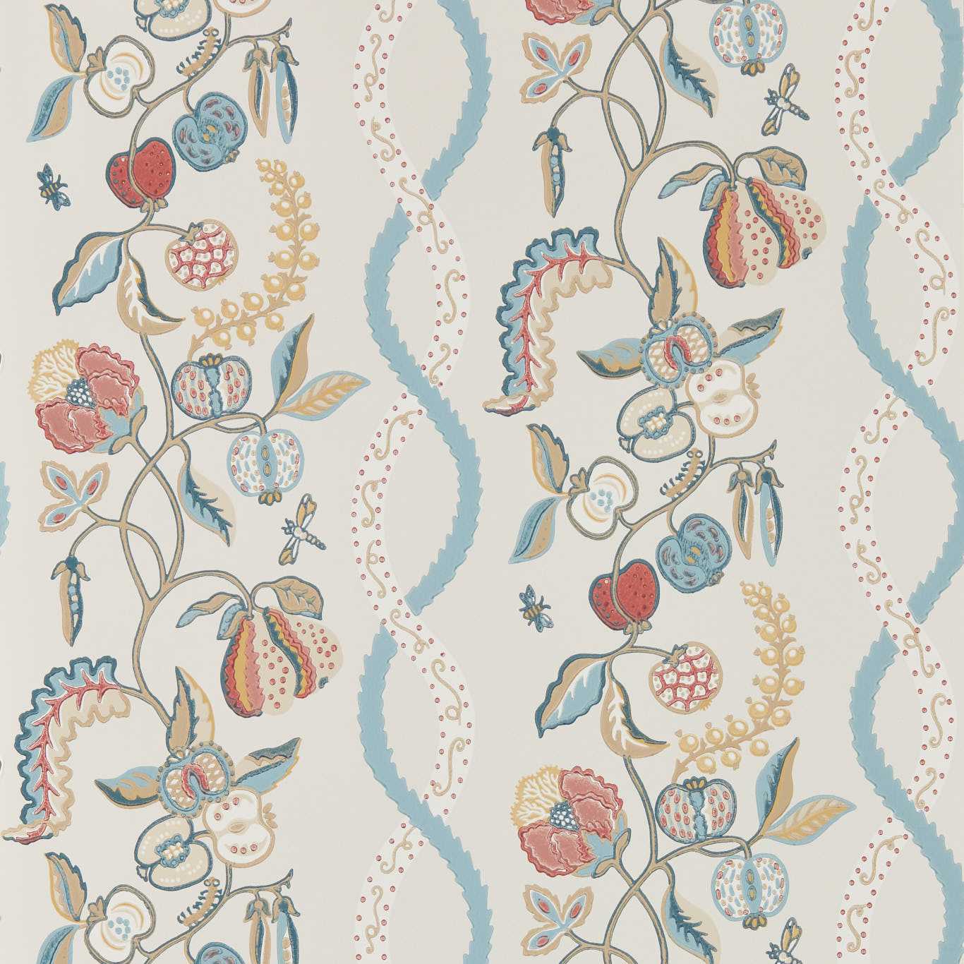 Sanderson Kitchen Garden Wedgwood/Gala Wallpaper Sample DHIP217499