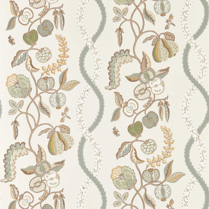 Sanderson Kitchen Garden Gloucestershire Pear Wallpaper Sample DHIP217500