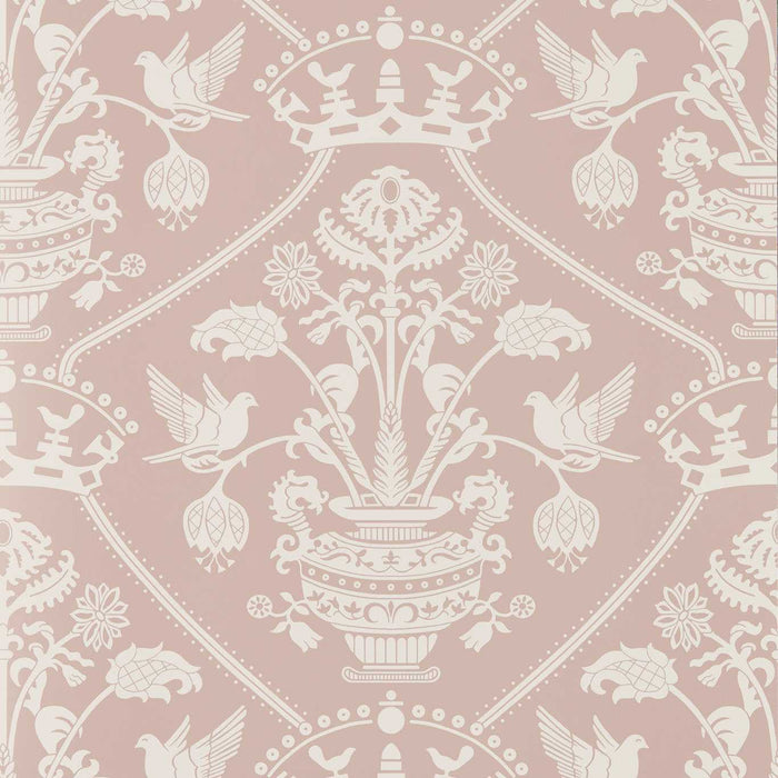 Sanderson Highgrove Damask Rose Wallpaper Sample DHIP217504
