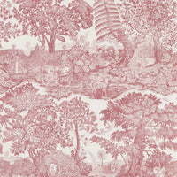 Sanderson Highgrove Toile Madder Rose Wallpaper DHIP217505