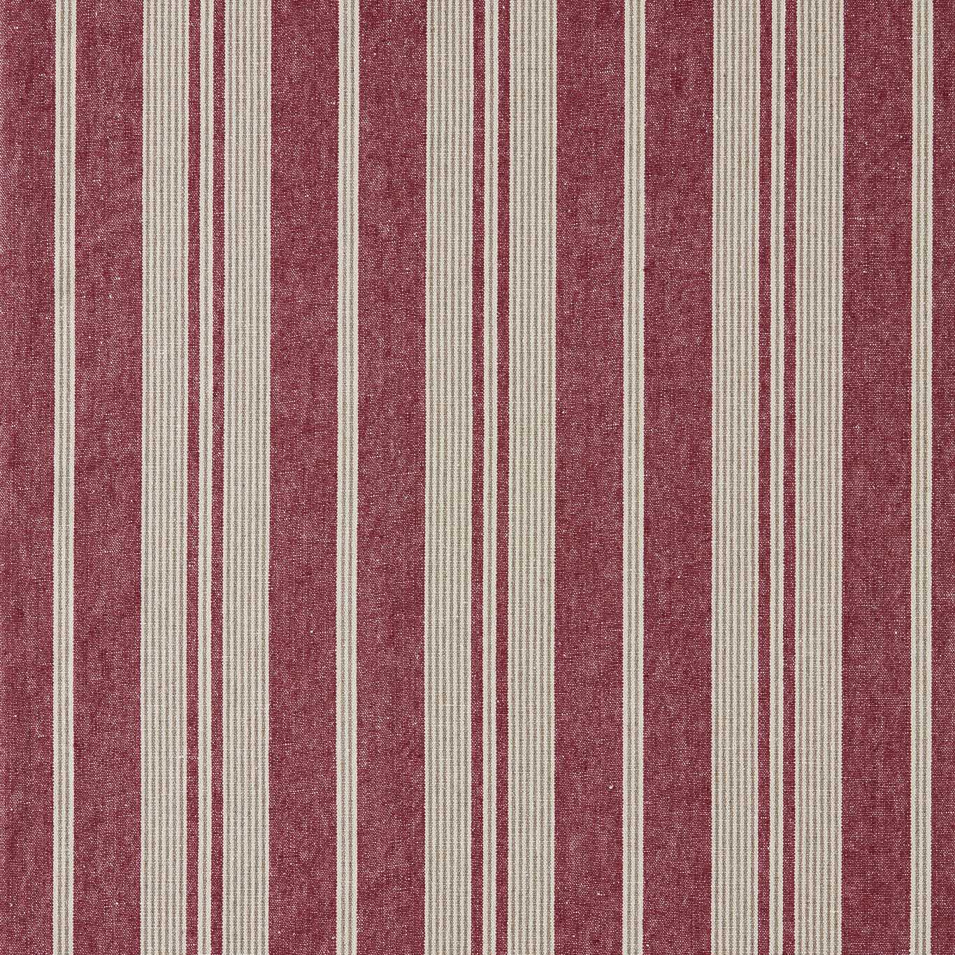 Sanderson Amberley Stripe Russet Madder Fabric Sample DHPS237637