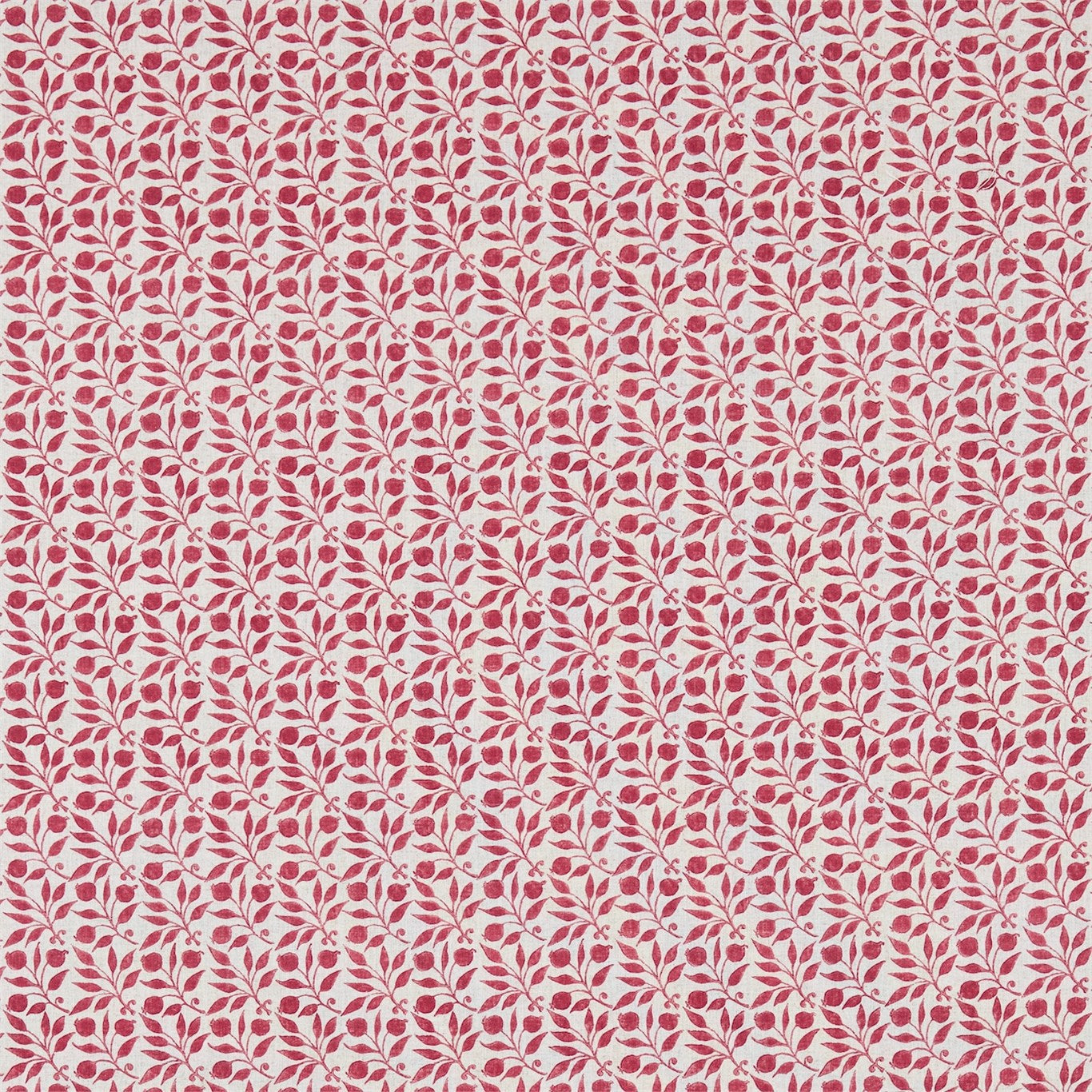 Morris & Co Rosehip Rose Fabric Sample DM3P224485