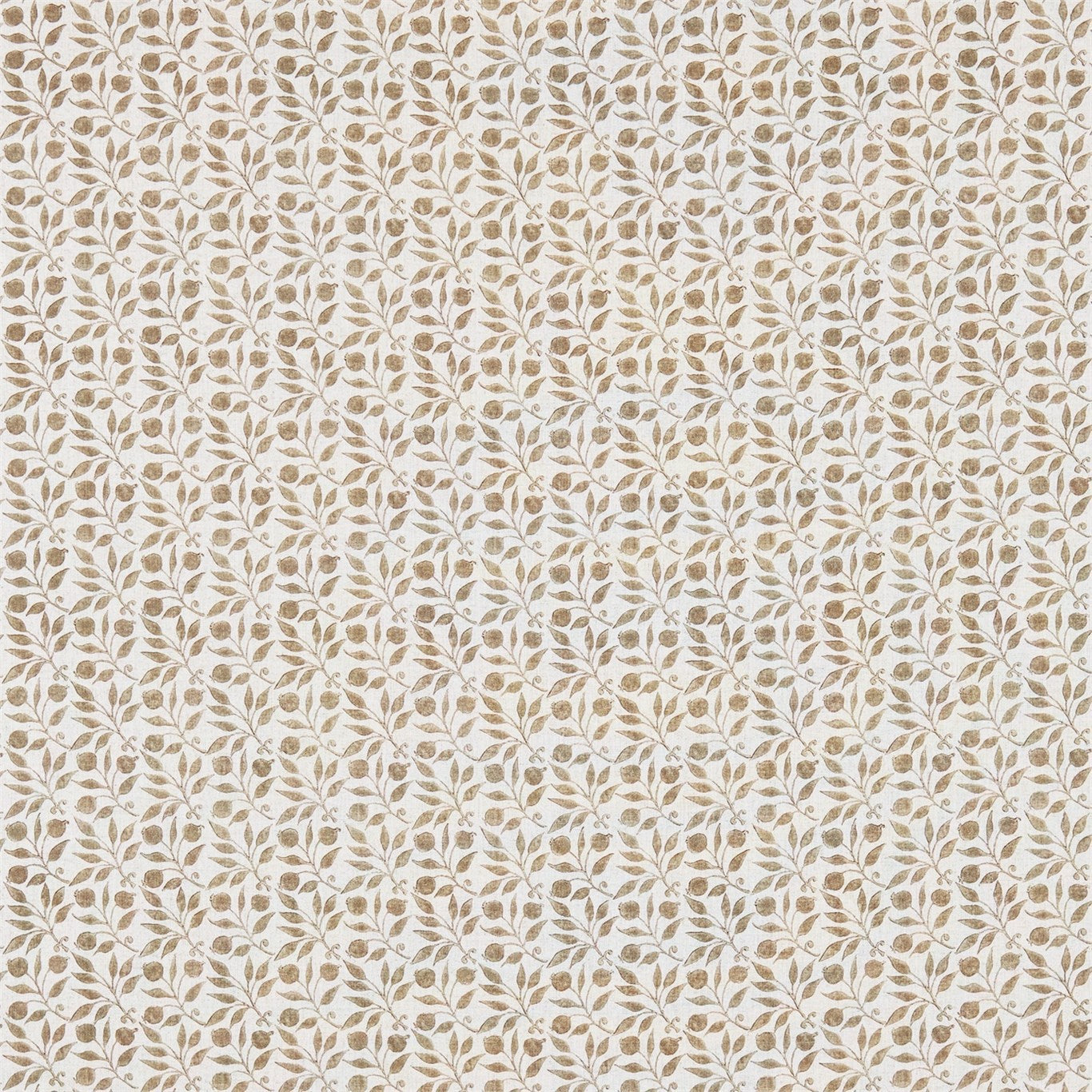 Morris & Co Rosehip Linen/Ecru Fabric Sample DM3P224487