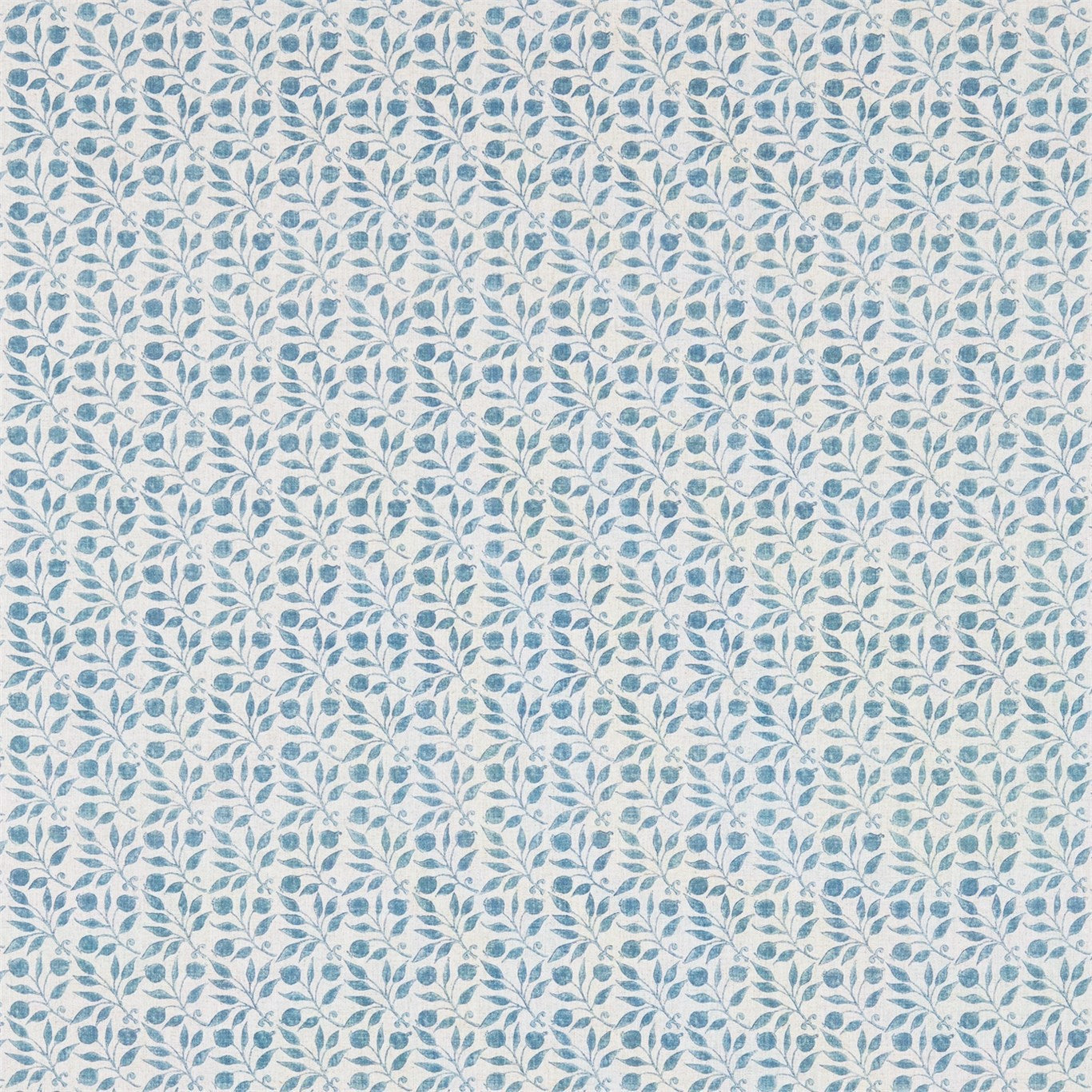 Morris & Co Rosehip Mineral Blue Fabric Sample DM3P224490