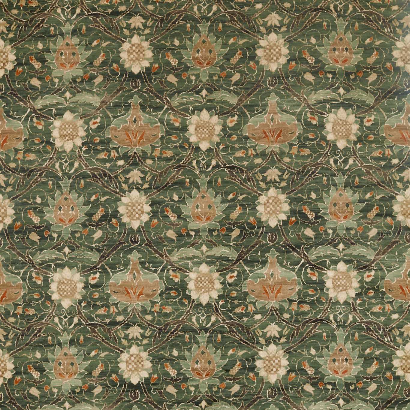 Morris & Co Montreal Velvet Forest/Teal Fabric Sample DM4U226391