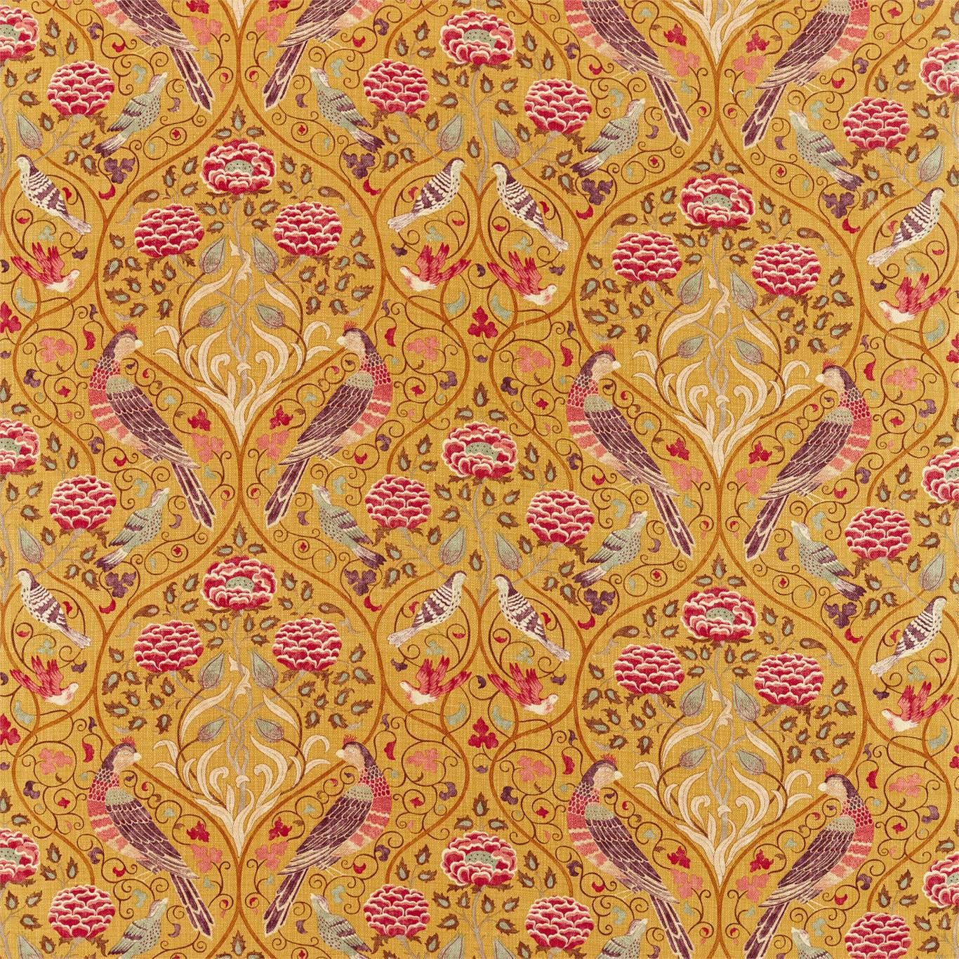 Morris & Co Seasons By May Saffron Fabric Sample DM5F226593